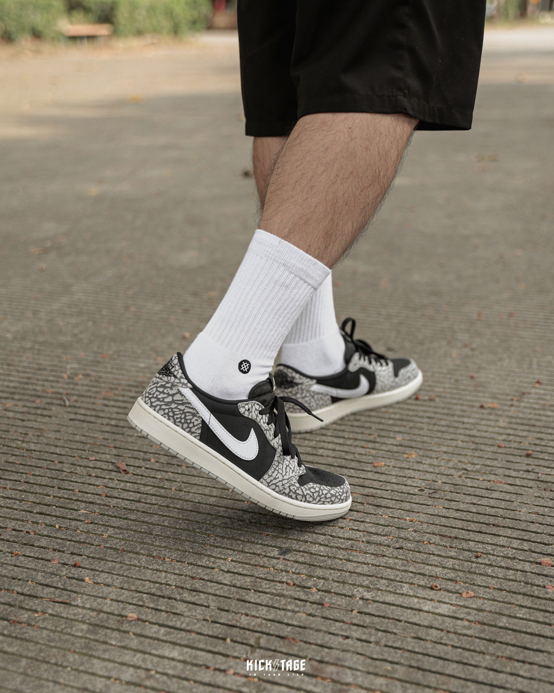 AIR JORDAN 1 LOW Black Cement 黑灰爆裂紋OG 休閒鞋【CZ0790