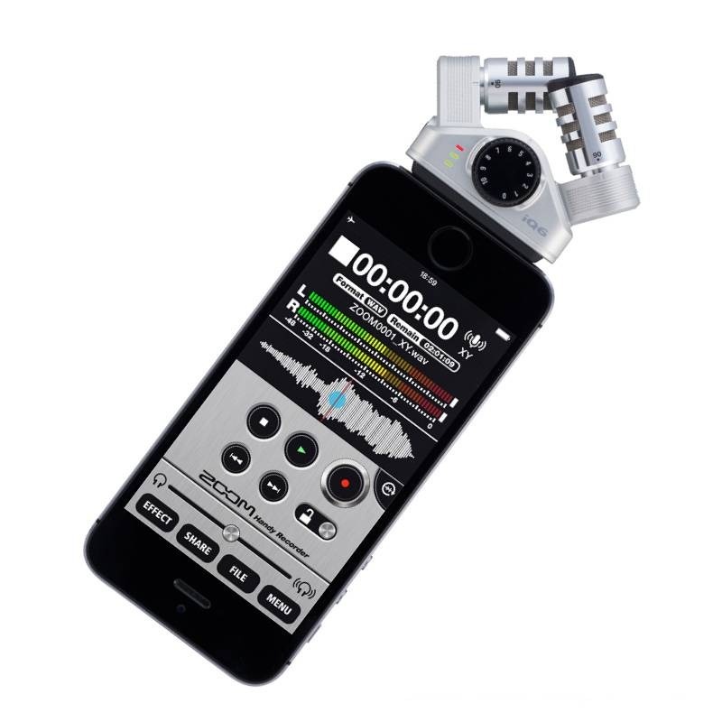 Zoom ZOOM iQ6 行動裝置 麥克風 第 3 張圖片｜三峽銅管 / 管樂