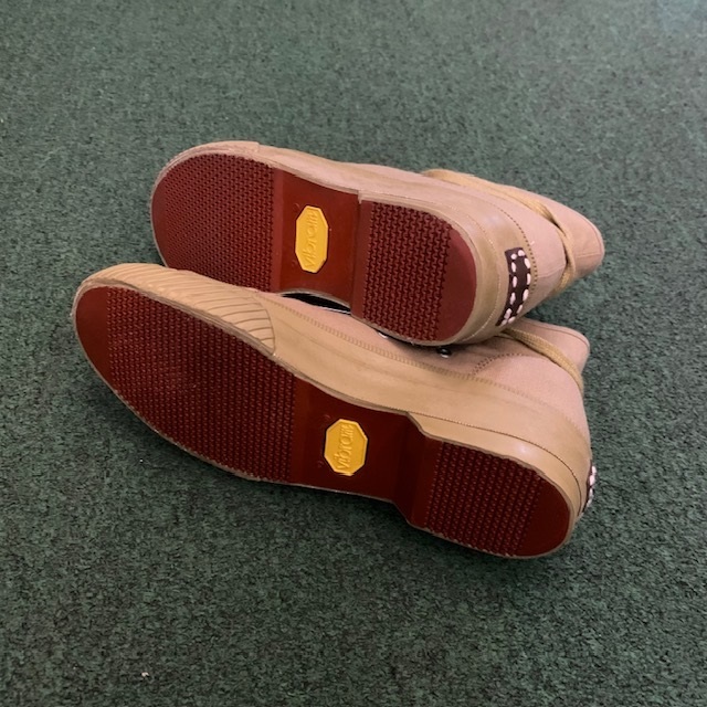 HB SHOP DISPLAY SALE: VISVIM WMV KIEFER P.E.TRAINER SHOES W *NO SHOES BOX 女裝- KHAKI WOMEN SIZE (8) IN STOCK NOW (現貨發售中)