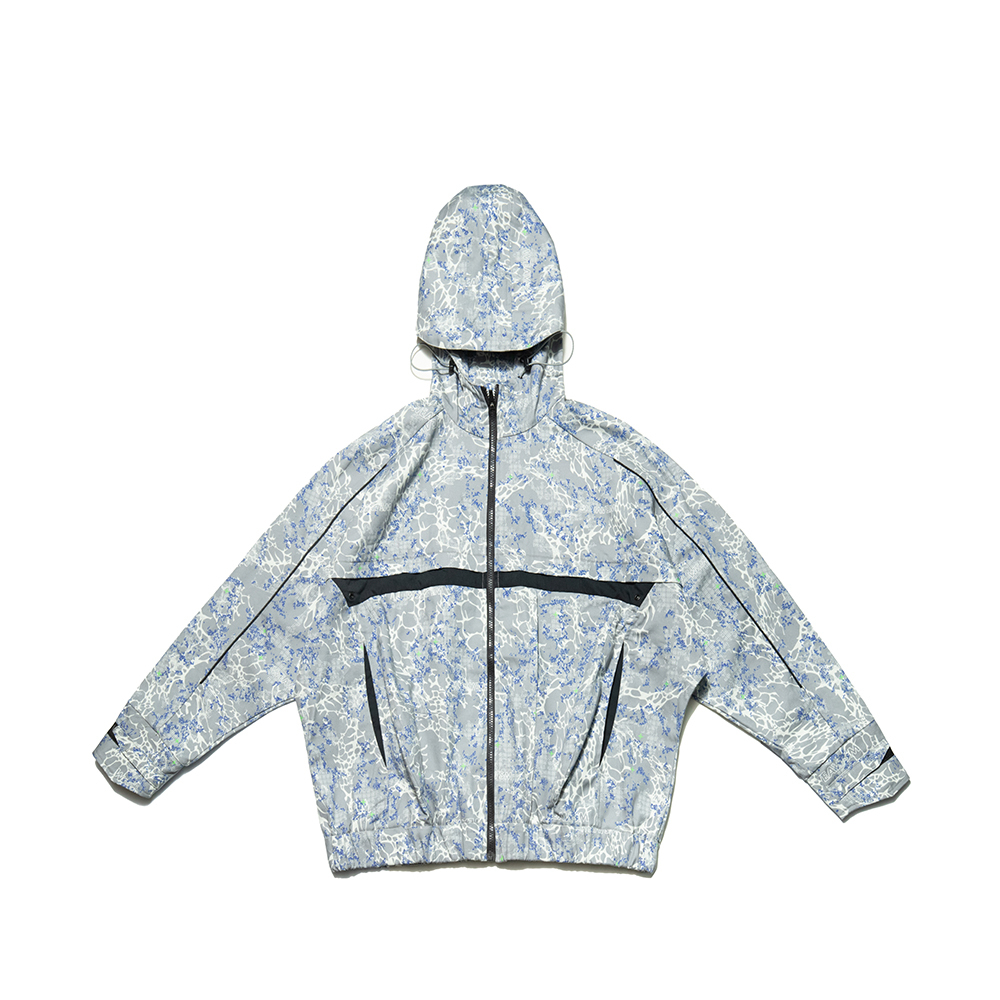 蟲窟印花外套- 灰