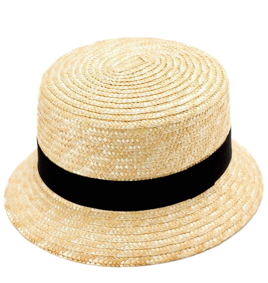 桶型草帽 (偏細, 適合小童/頭比較小的女生) - 内附調節帶