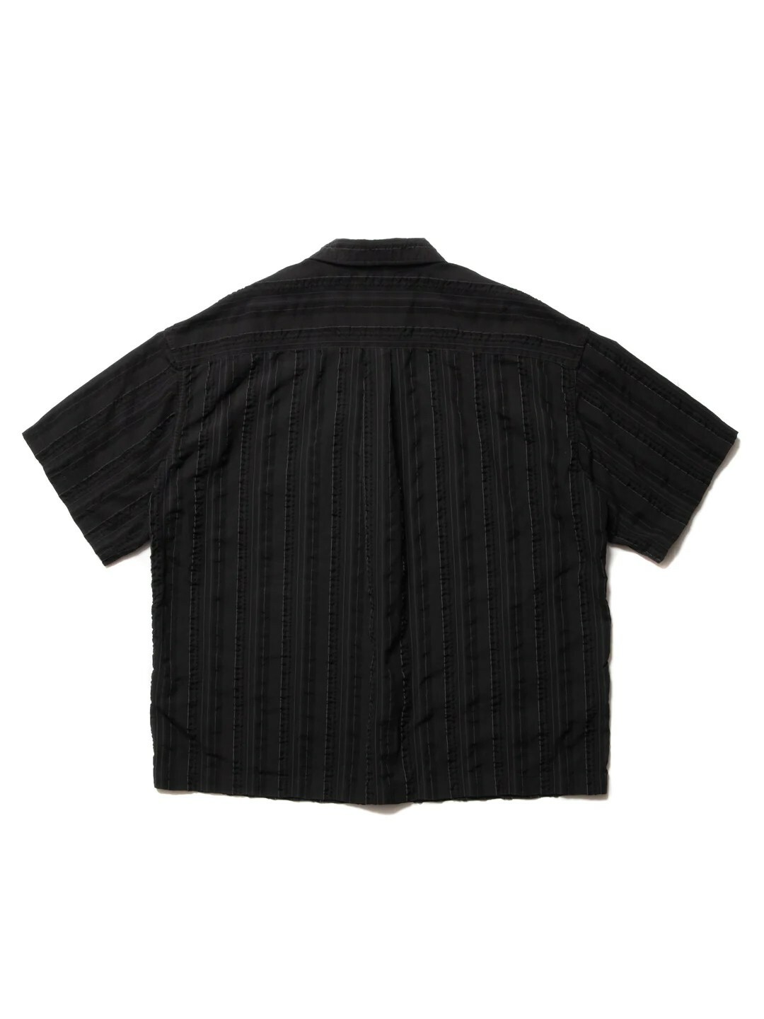 COOTIE PRODUCTIONS - STRIPE SUCKER CLOTH OPEN COLLAR S/