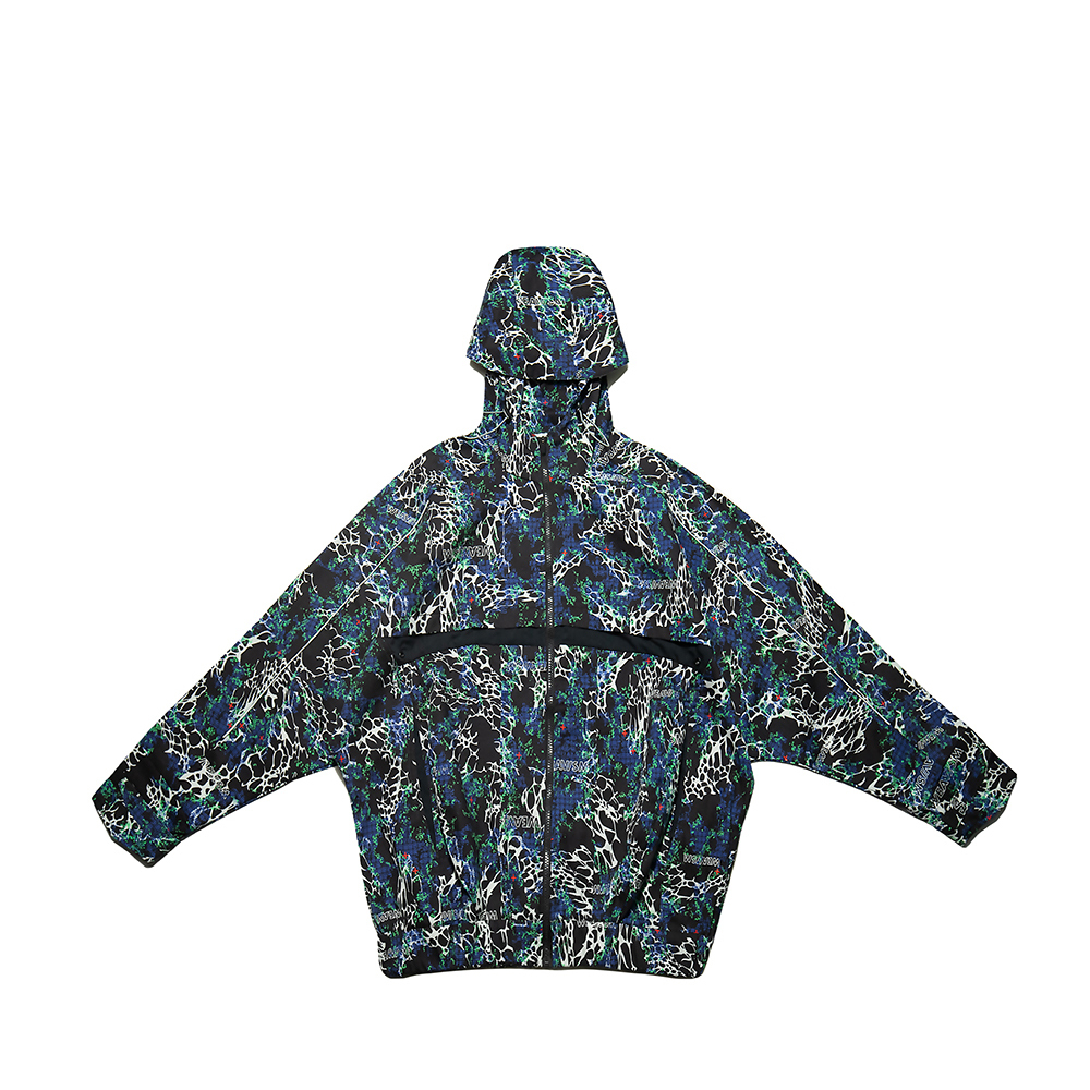 蟲窟印花外套- 黑