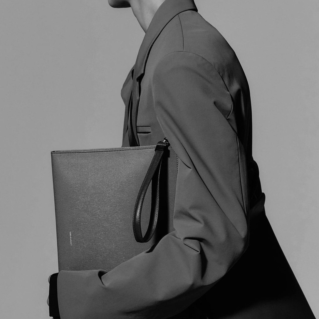 <快速出貨> FIND KAPOOR Clutch 32 Crocker/Saffiano Set