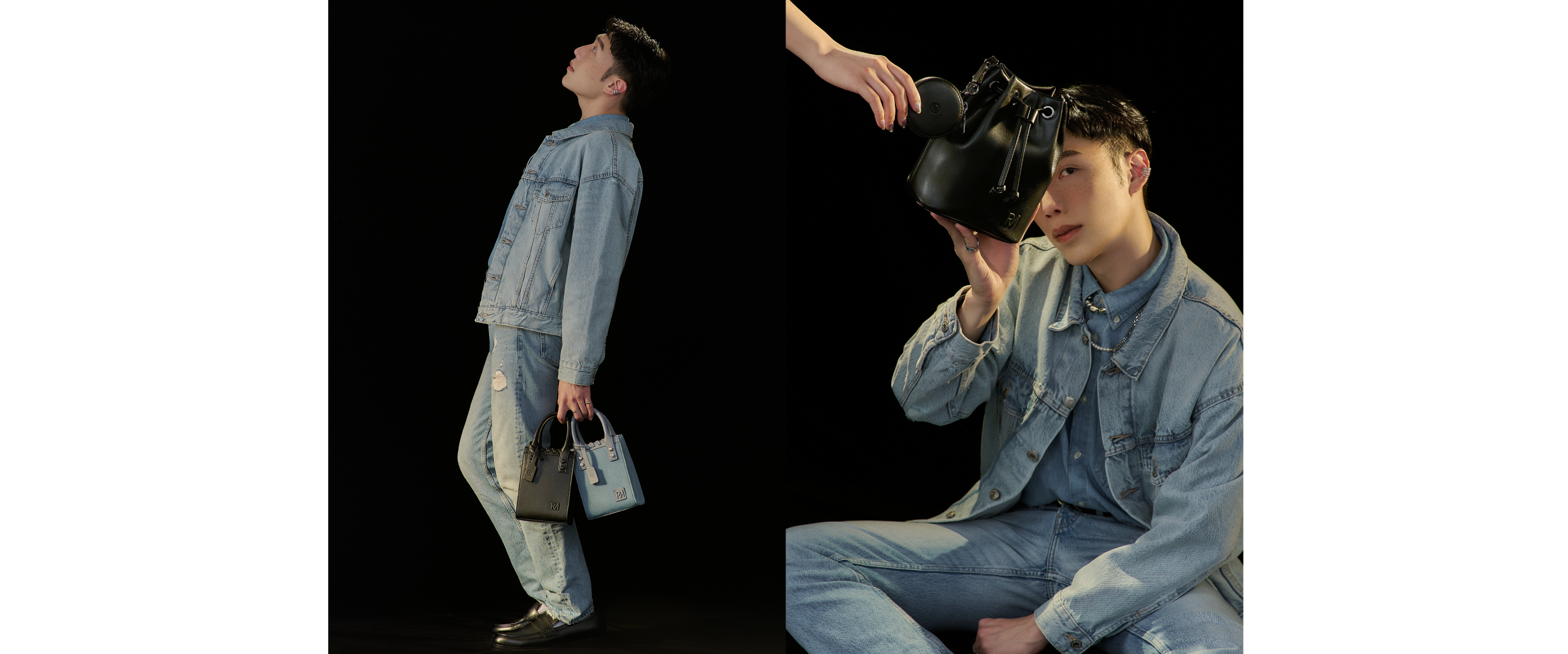 小吳完美詮釋丹寧風格