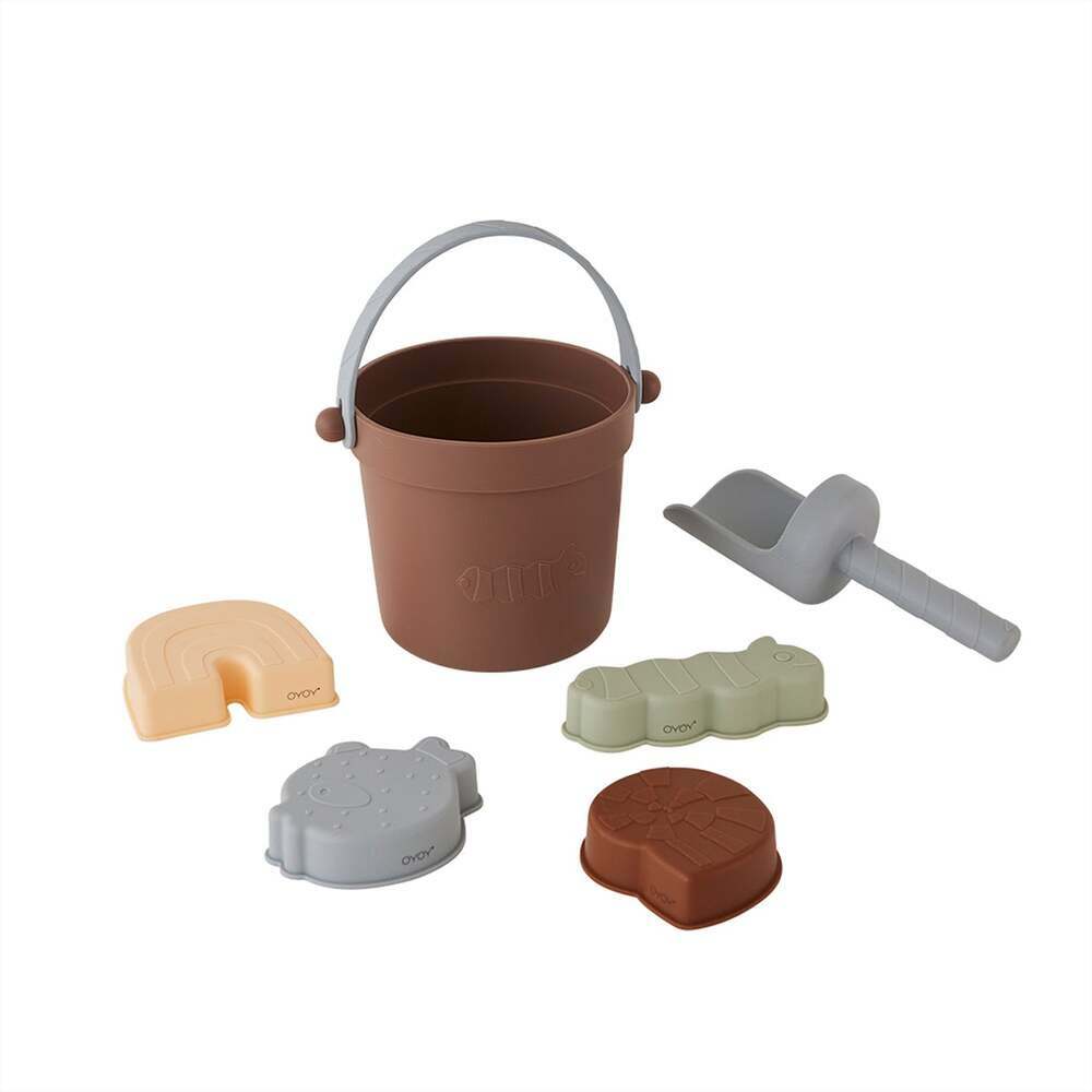OYOY 繽紛沙灘矽膠玩具組 / 甜蜜巧克