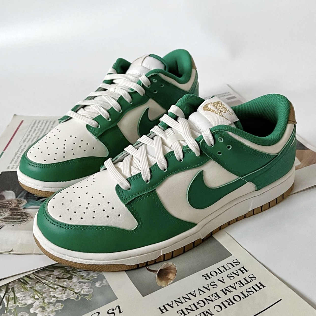 Nike W Dunk Low Gold Green 低筒焦糖底復古綠BV綠