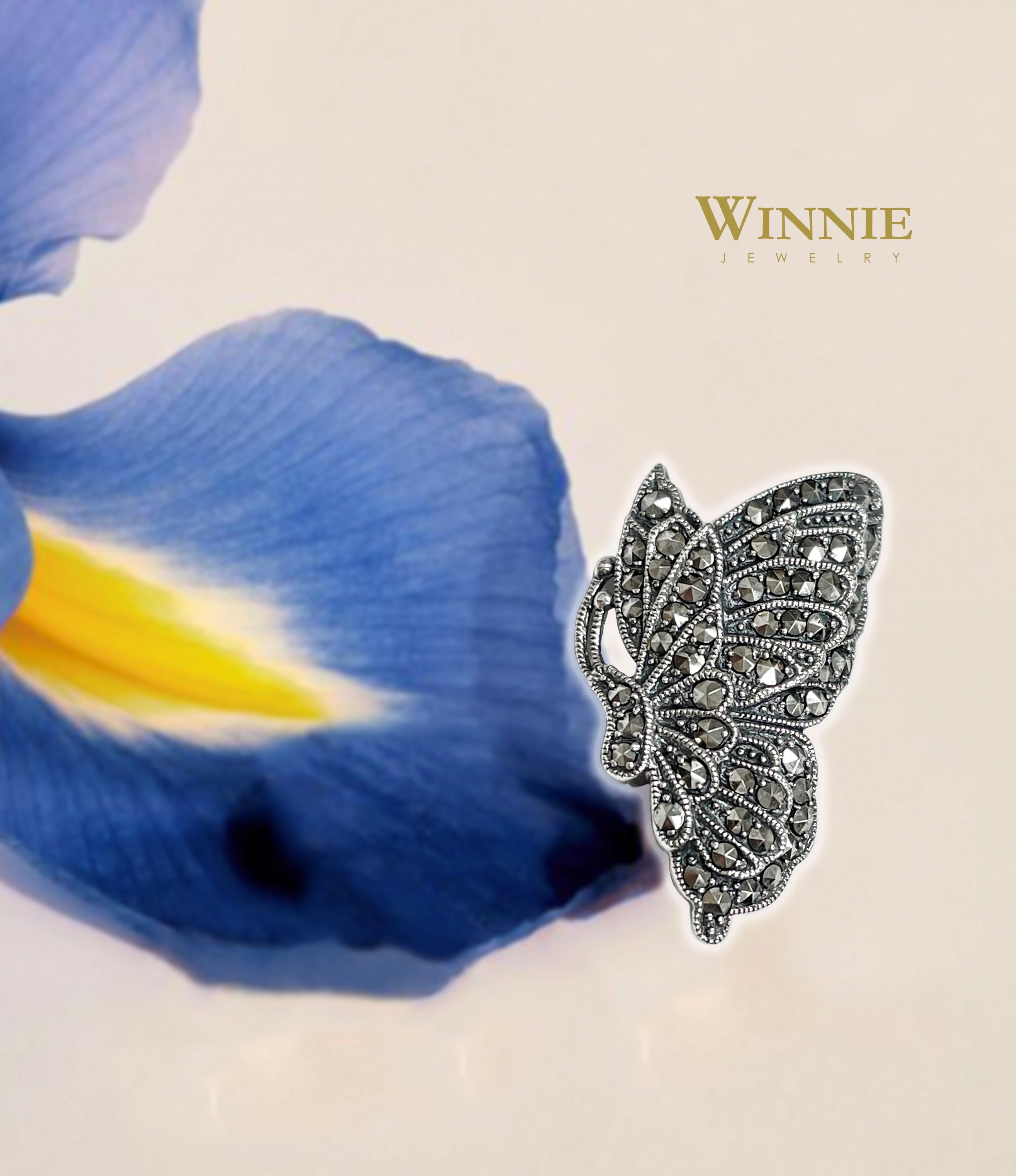 馬克賽蝴蝶胸針