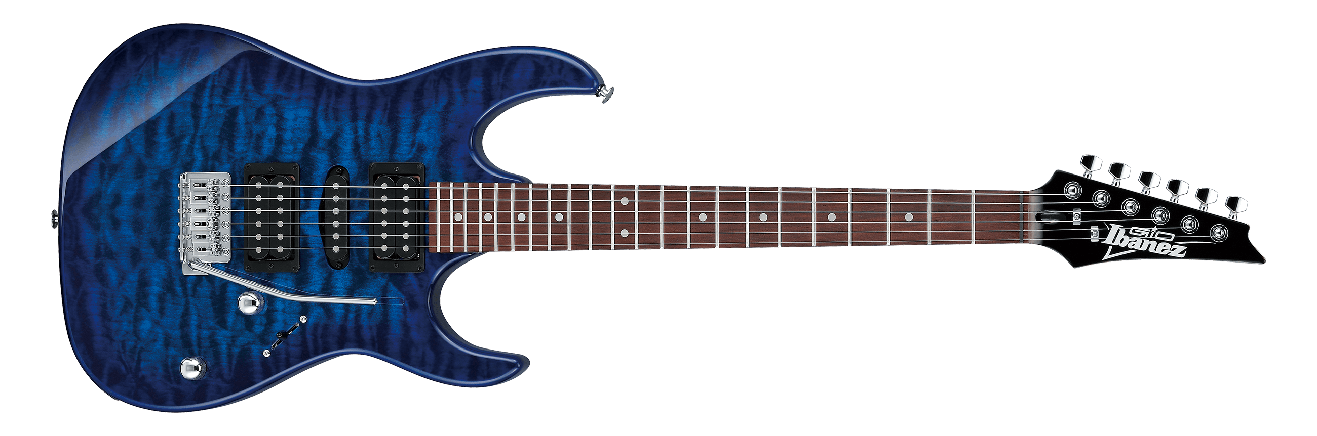 Ibanez GRX70QA Electric Guitar Transparent Violet Sunburst | Guitar Center