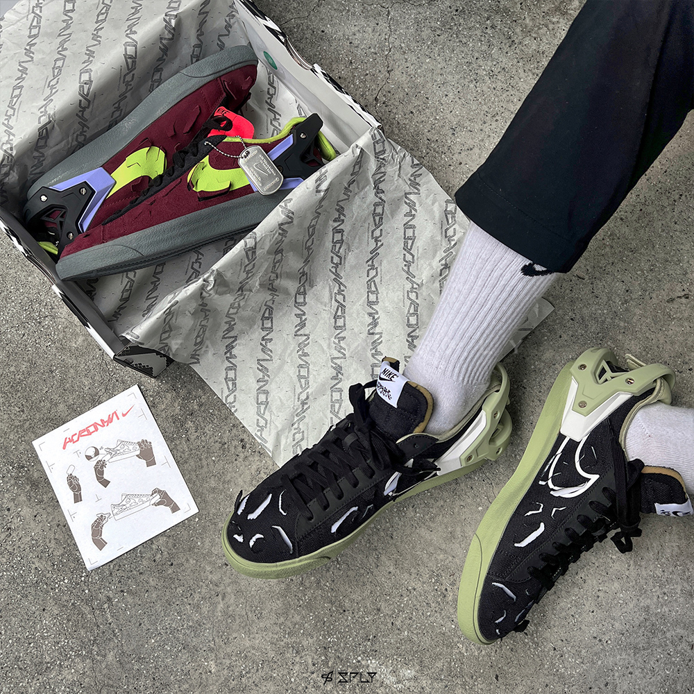 ACRONYM® x Nike Blazer Low 科技 黑 DO9373-001