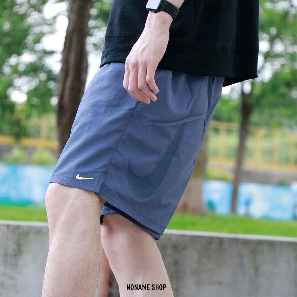 NIKE SWIM x EDIFICE 聯名 水陸 可下水 短褲 霧藍色 (男款)