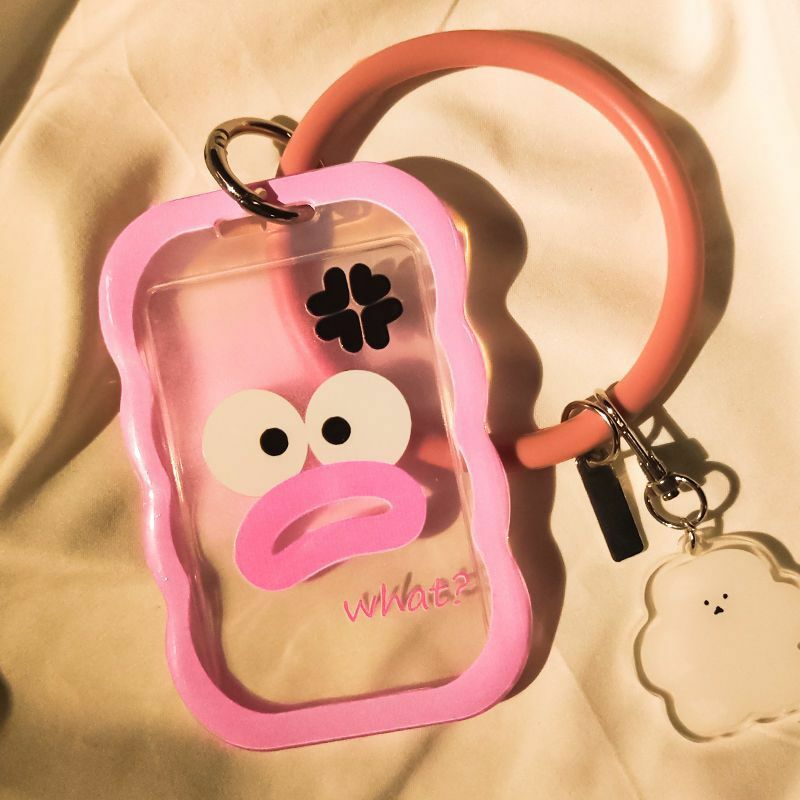 《2692》少女搞怪表情粉卡套