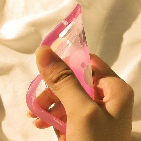 《2692》少女搞怪表情粉卡套