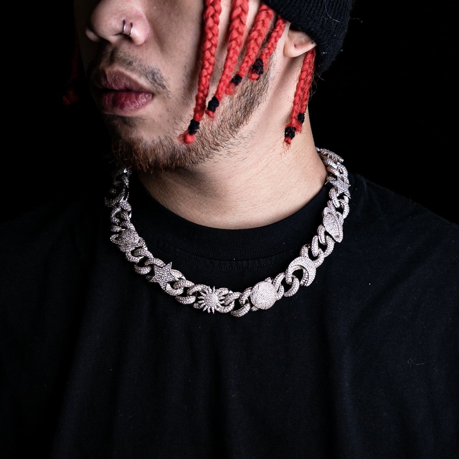 18mm滿鑲無限宇宙項鍊