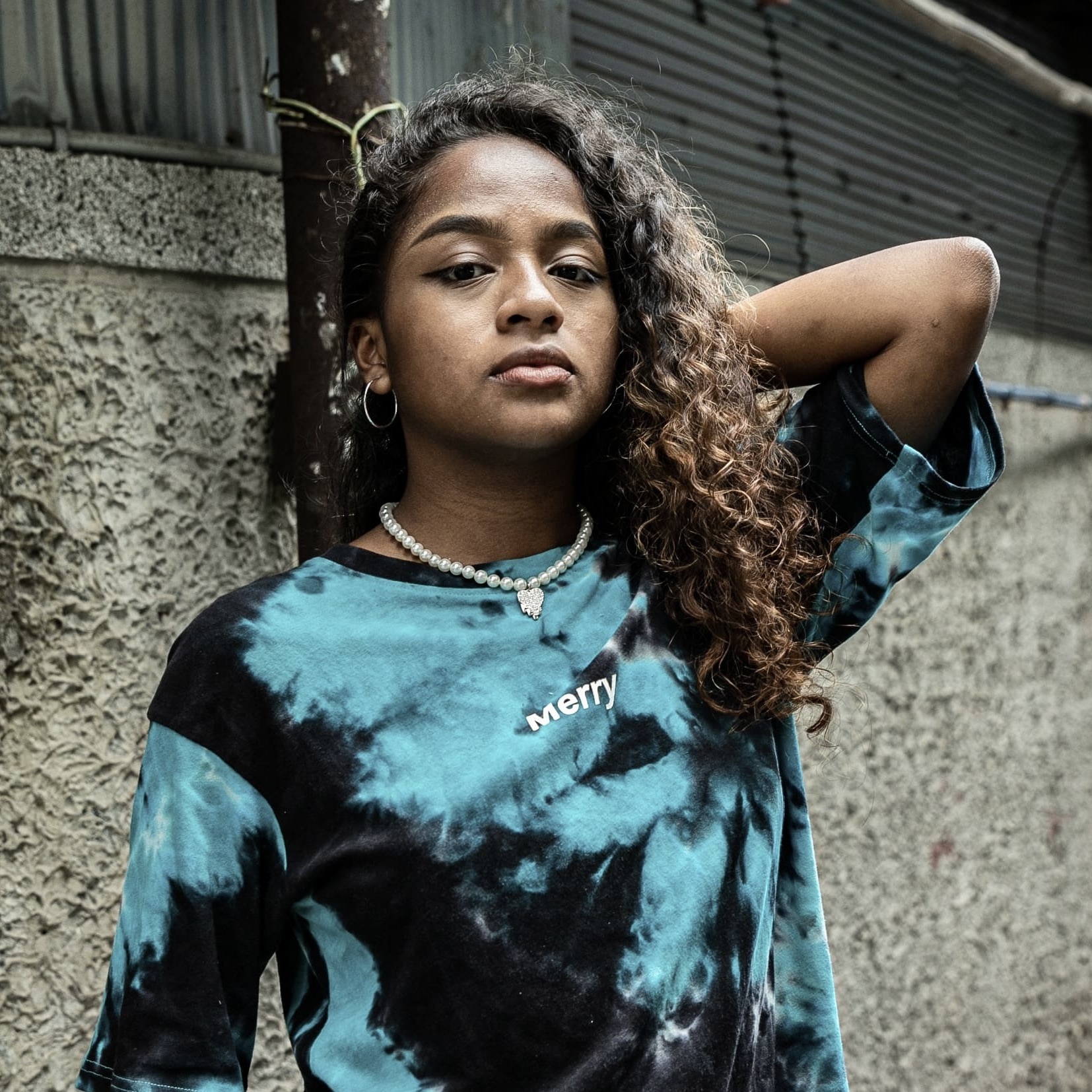 8mm融化愛心珍珠鍊