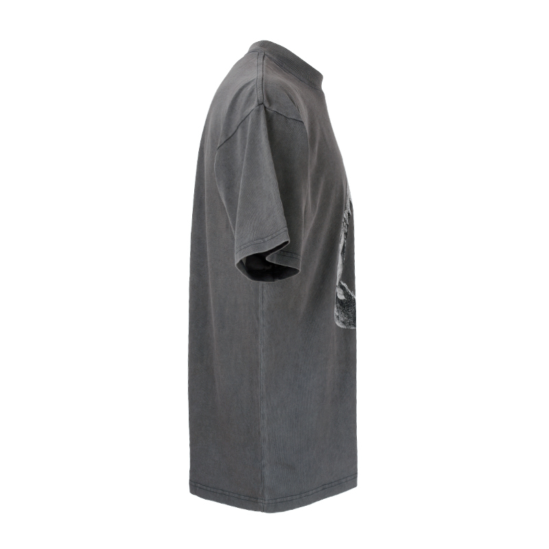 REPRESENT 鯊魚印花灰色T恤 -T