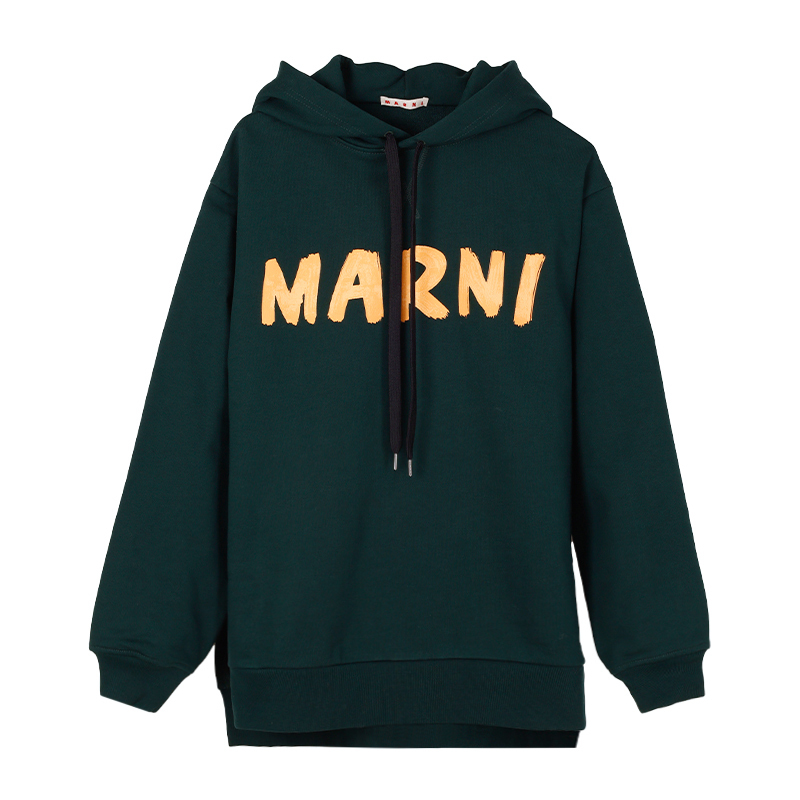 MARNI Logo 印花連帽衛衣 -T