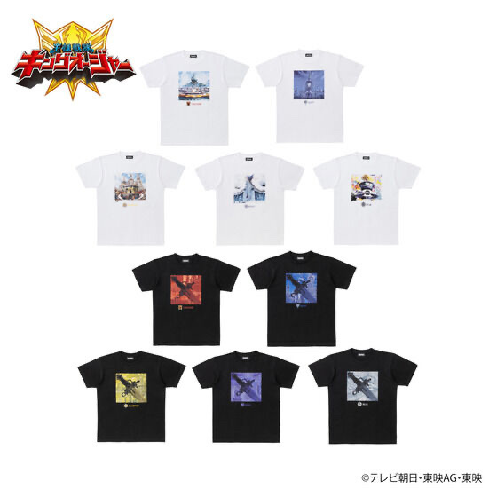 Pbandai 預訂2023/10月 王様戦隊キングオージャー チキュー語Tシャツ マーク柄 Tee (全10種）
