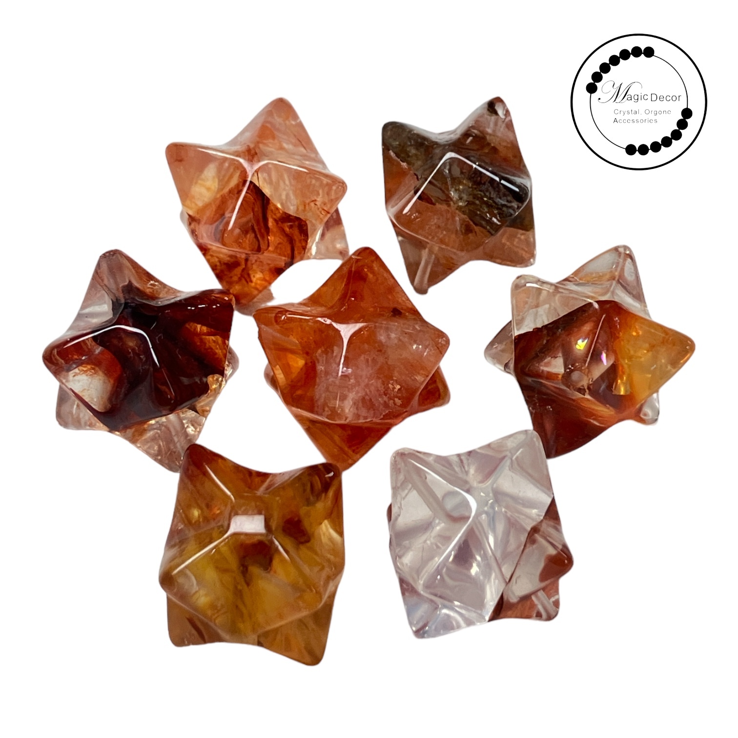 231208-b51 梅爾卡巴紅膠花大單珠