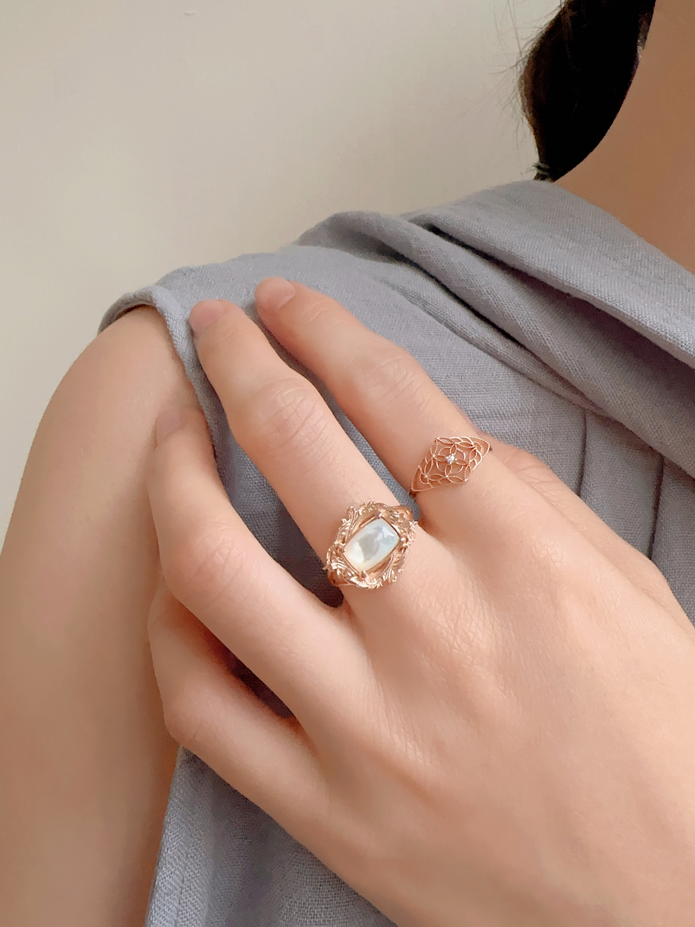 葵椛—母貝戒指