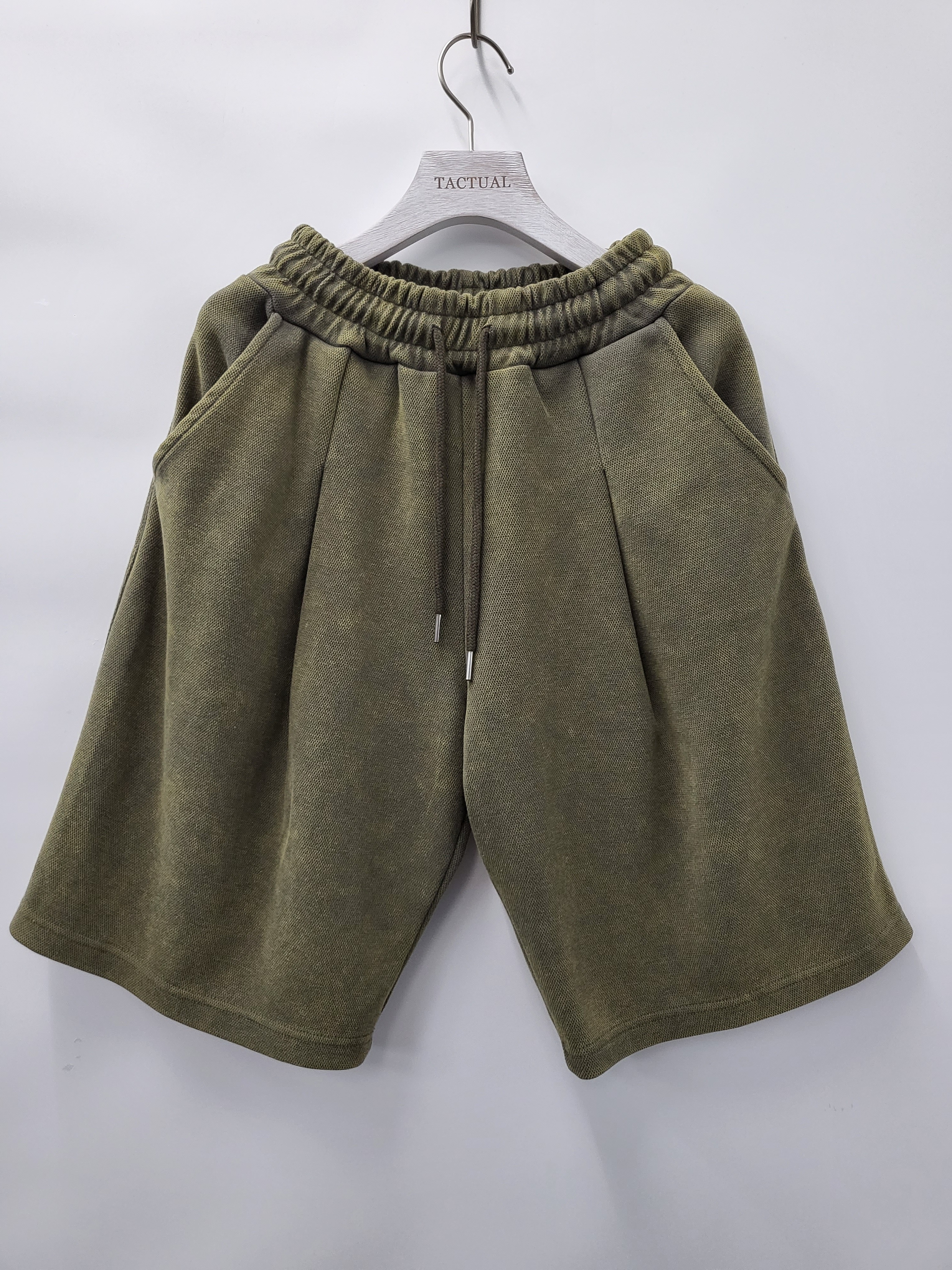 洗水淨色棉質短褲 P2475