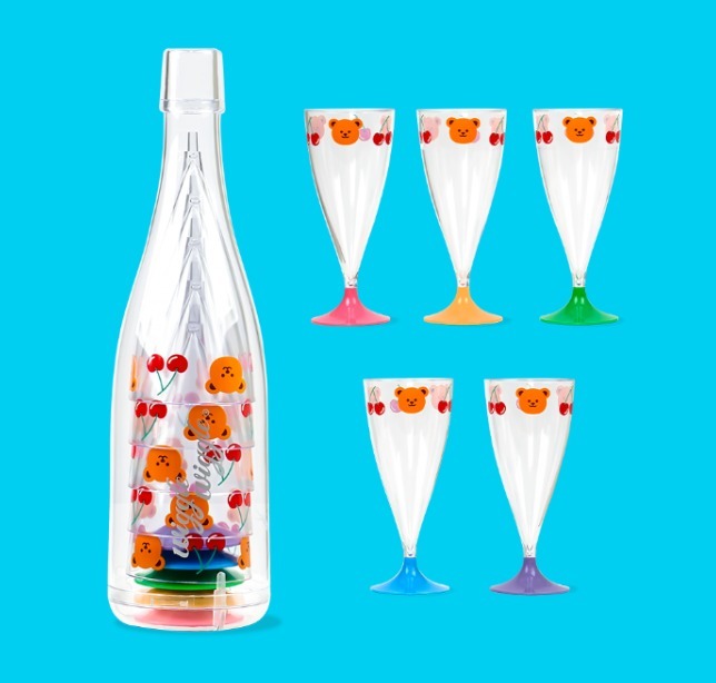 🇰🇷 韓國 Wiggle Wiggle party cup set ( 5隻杯) (WE333)
