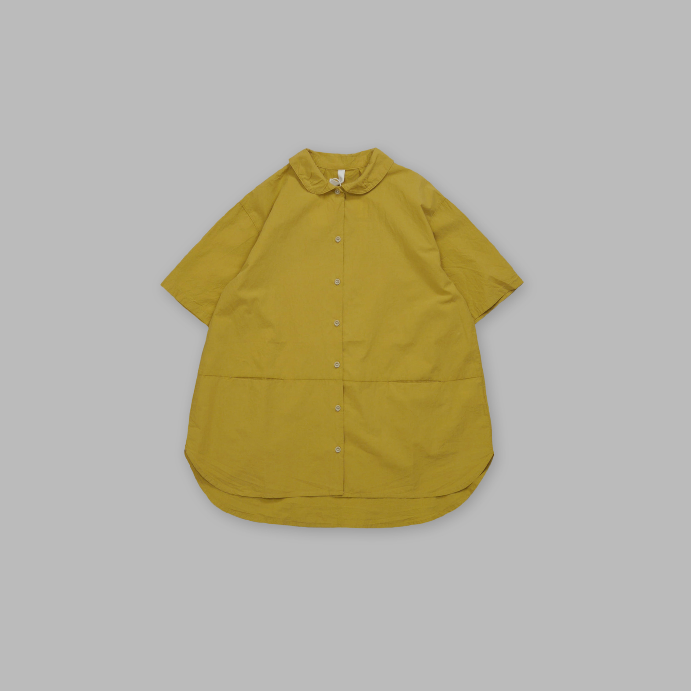 J.P.L. 伊頓領水洗棉弧形襯衫 ╭ 2色 ╮