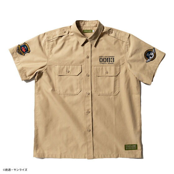 Pbandai 預訂2023/7月STRICT-G.ARMS『機動戦士ガンダム0083 STARDUST MEMORY』半袖ミリタリーシャツ E.F.S.F.