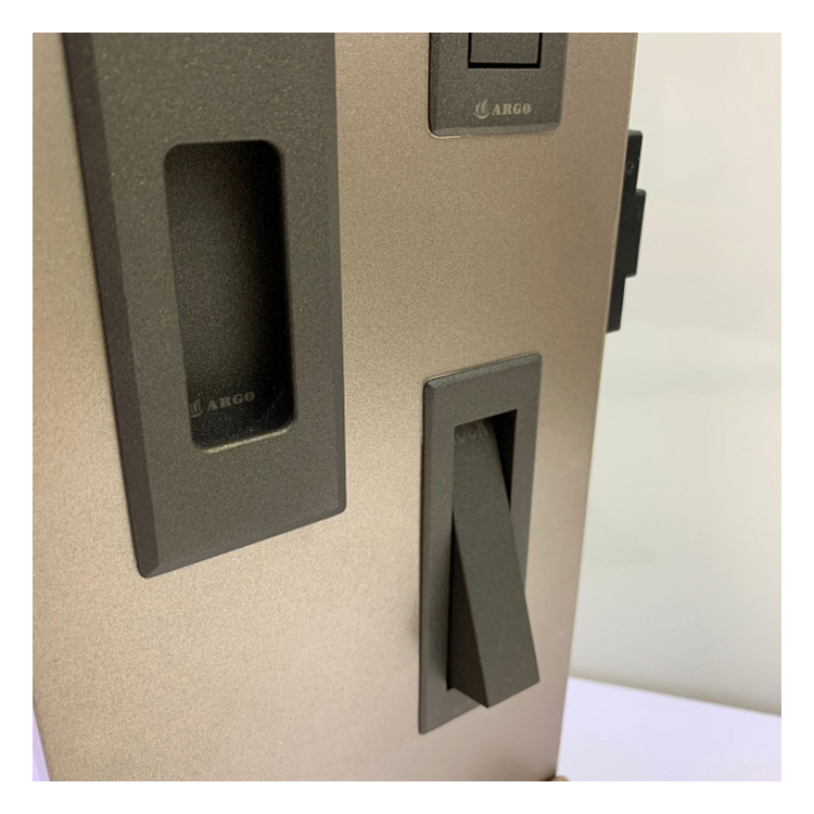 "ARGO"碳灰色趟門鎖(幽靈門專用)(浴室)