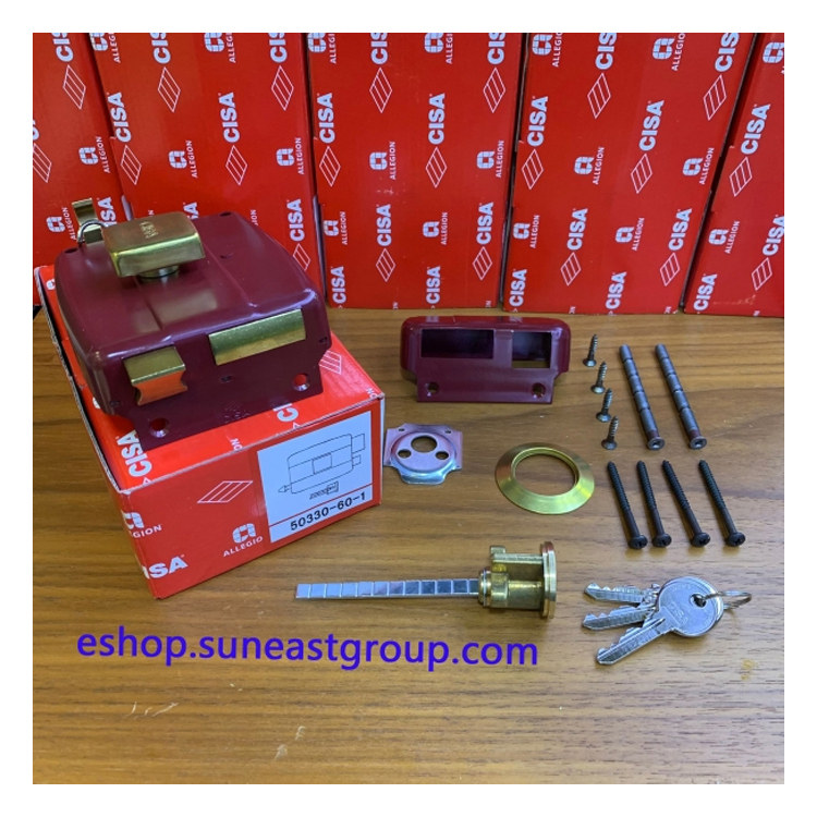 "Cisa"手扭三開鎖(內右)