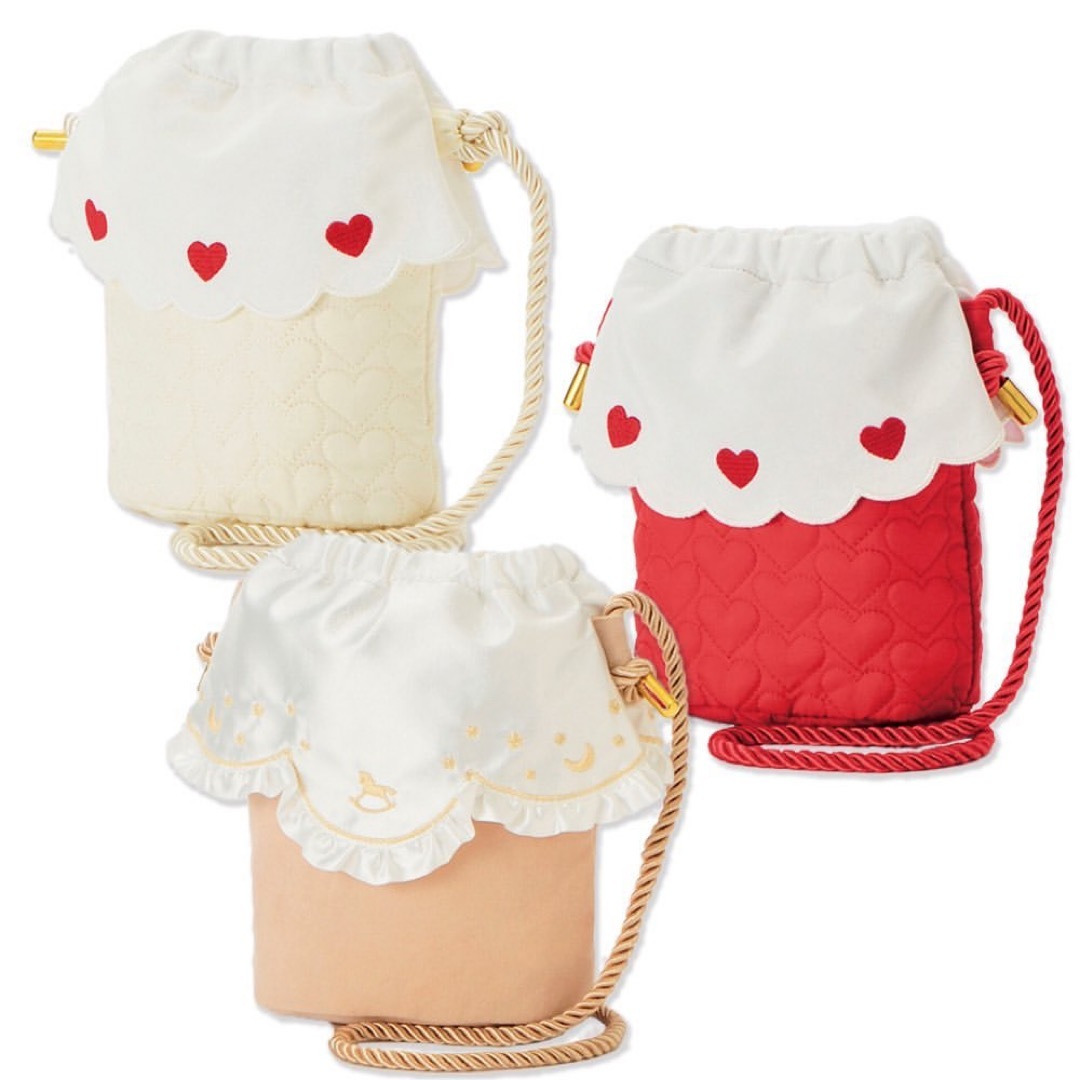 ♥️日單 𝐂𝐨𝐭𝐭𝐨𝐥𝐢 愛心/星月水桶斜孭袋