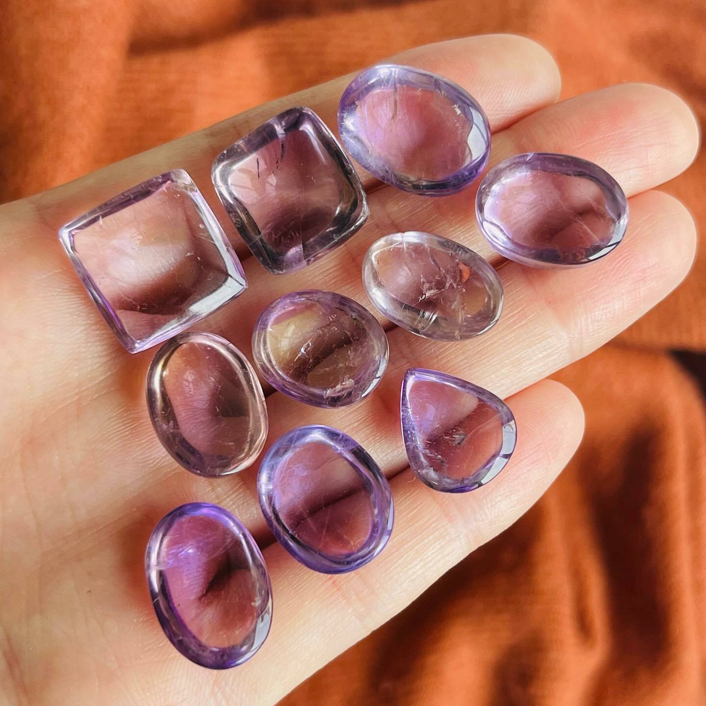 [原石] 紫黃晶 水晶蛋面