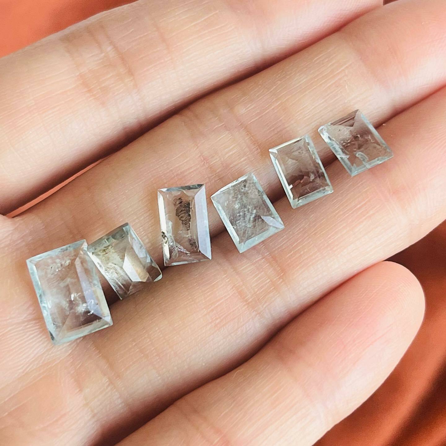 [原石] 冰種海藍寶 裸石 戒面