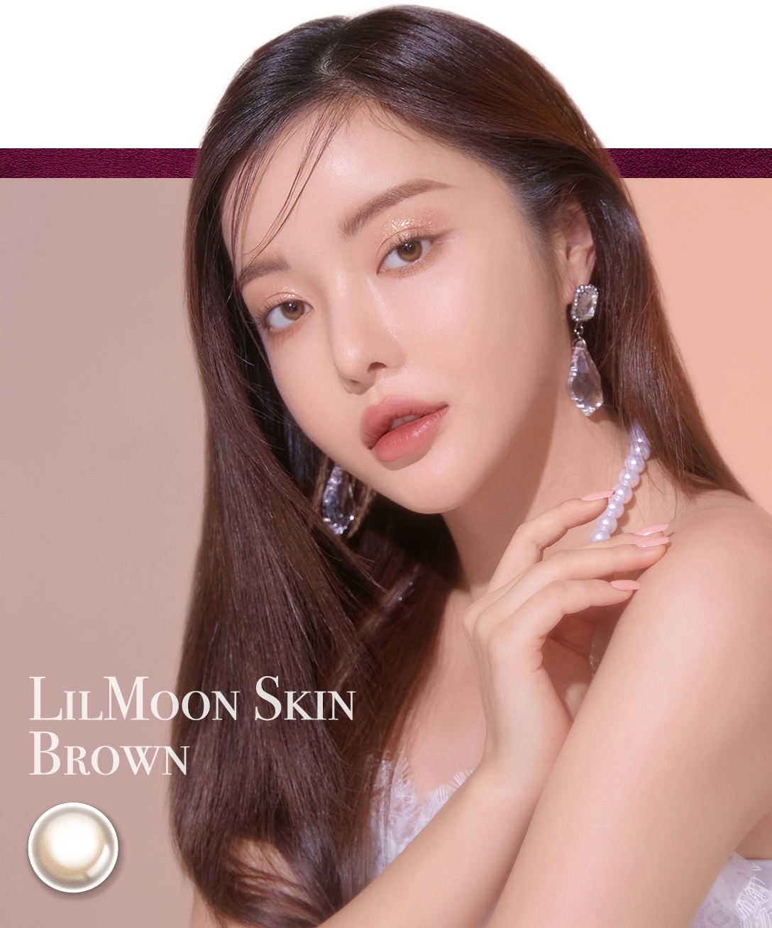 LensMe Lil Moon Monthly (Skin Brown)