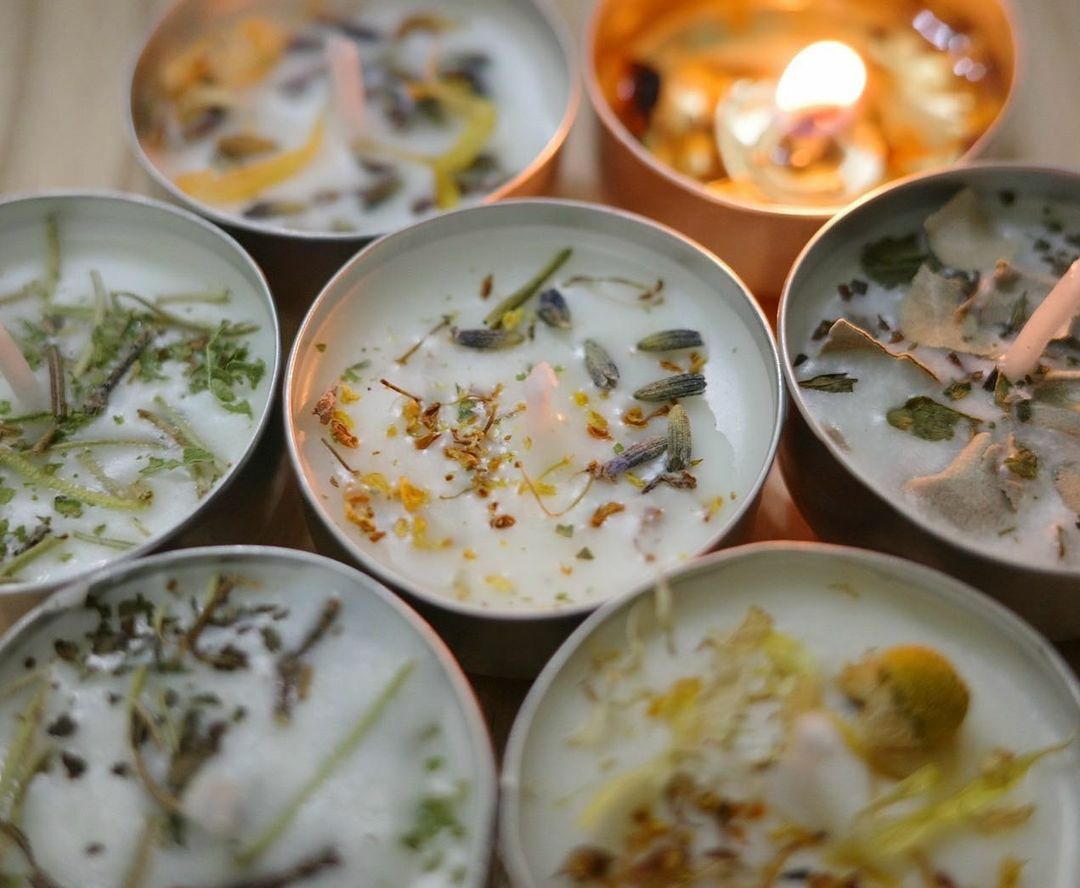 [草草了事] 手工花草許願蠟燭 燭殼升級 x 全新配方 10g兩個一組