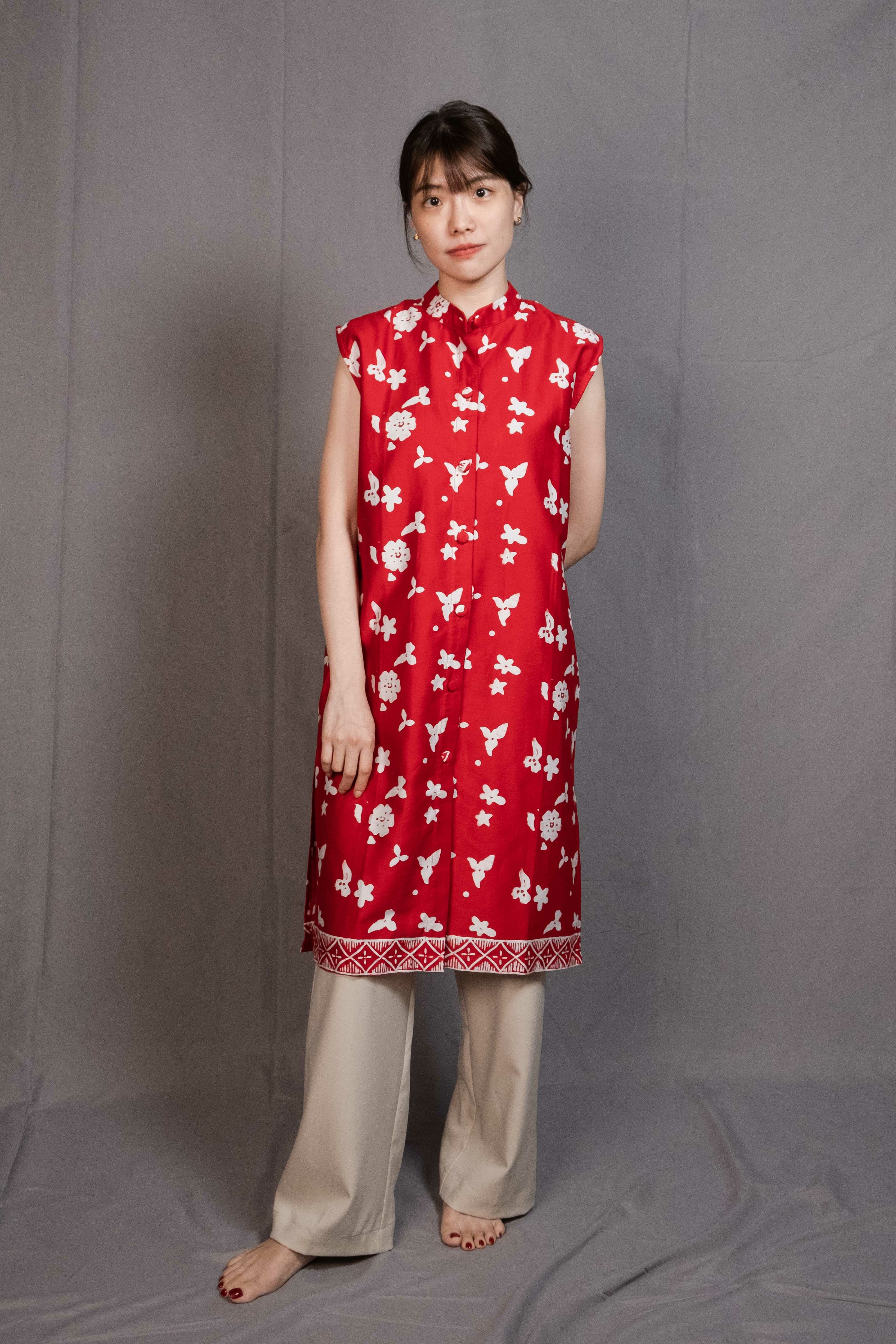 蠟染 Batik｜無袖罩衫｜印尼日惹