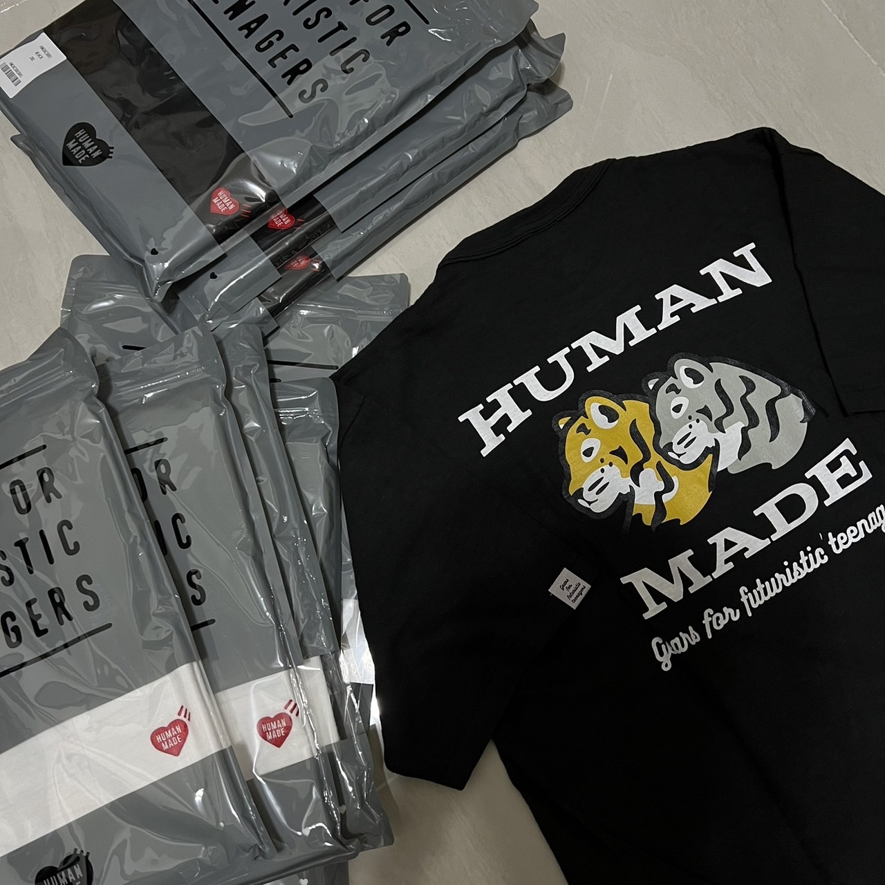 HUMAN MADE POCKET T-SHIRT 小愛心 口袋 背後老虎 短袖 HM26CS003