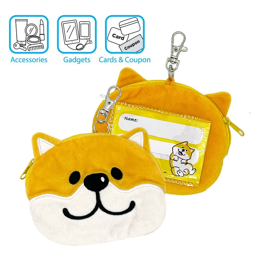 柴犬毛絨八達通套/卡套