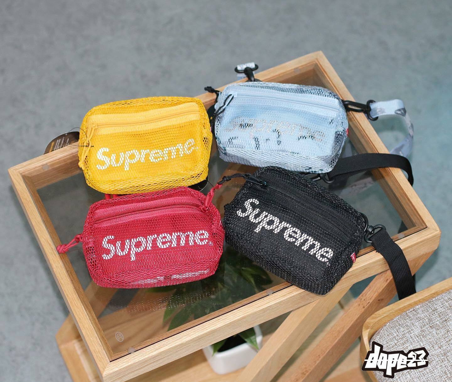 Supreme blue discount camo shoulder bag