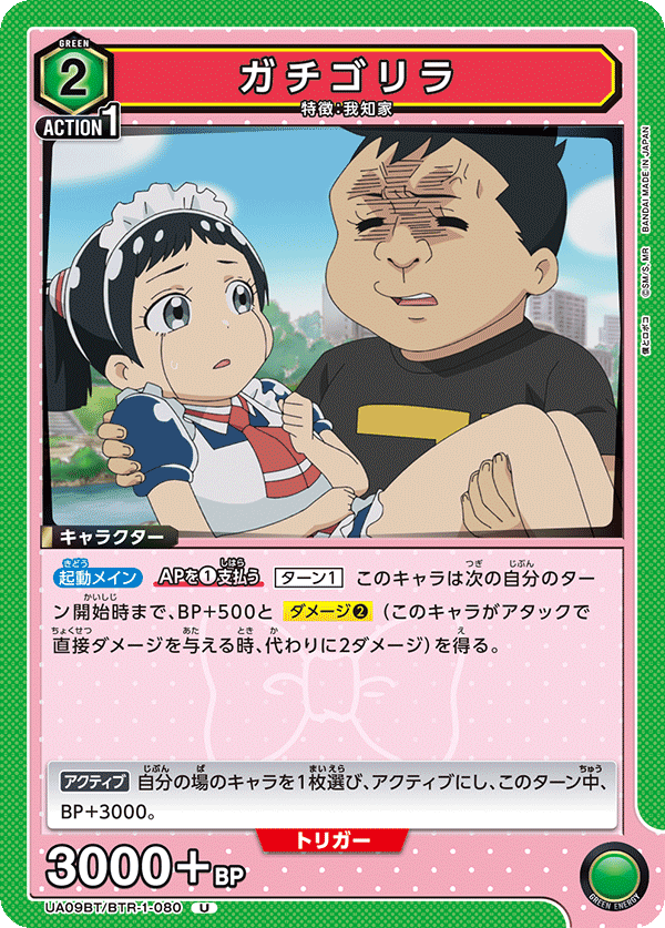 UA09BT/BTR-1-080 我知大猩猩