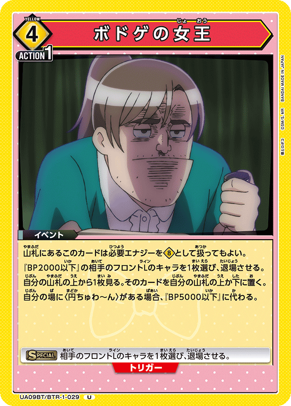 UA09BT/BTR-1-029 桌游的女王