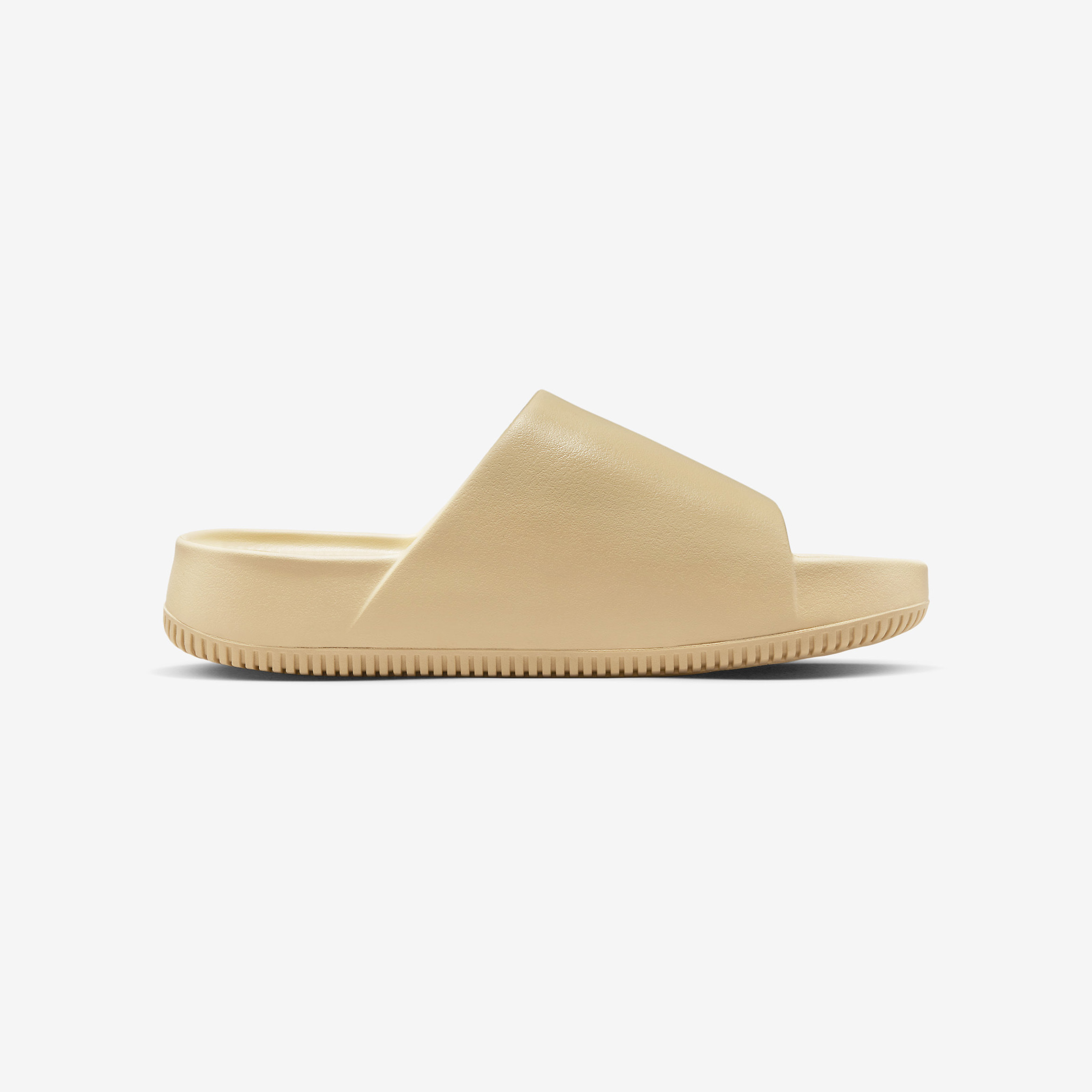 瑕疵商品 -(B9a)-NIKE CALM SLIDE 厚底 麵包拖鞋 奶茶色 男鞋-FD4116 200