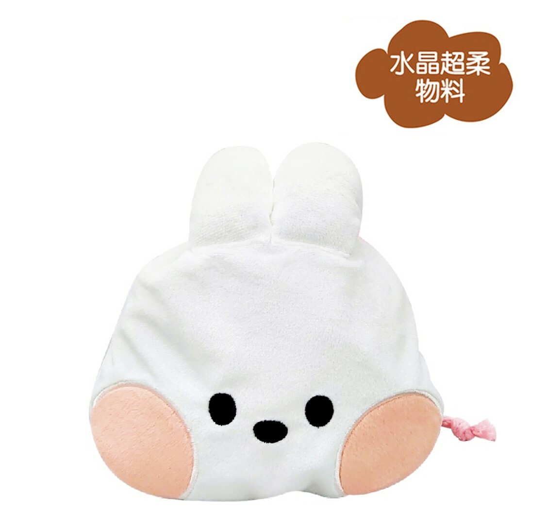 LINE FRIENDS - 多用毛絨索繩袋 化妝袋(Cony)