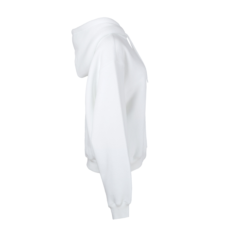 ALEXANDER WANG Logo 印花白色連帽衛衣 -T