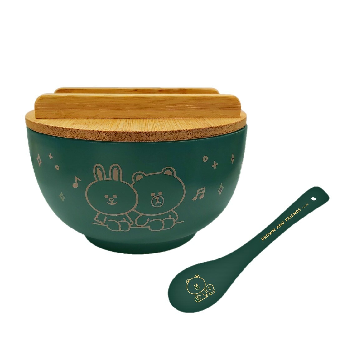 LINE FRIENDS 6 吋 湯杯湯碗連匙套裝