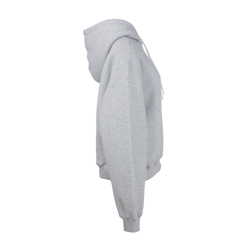 ALEXANDER WANG Logo 印花灰色連帽衛衣 -T