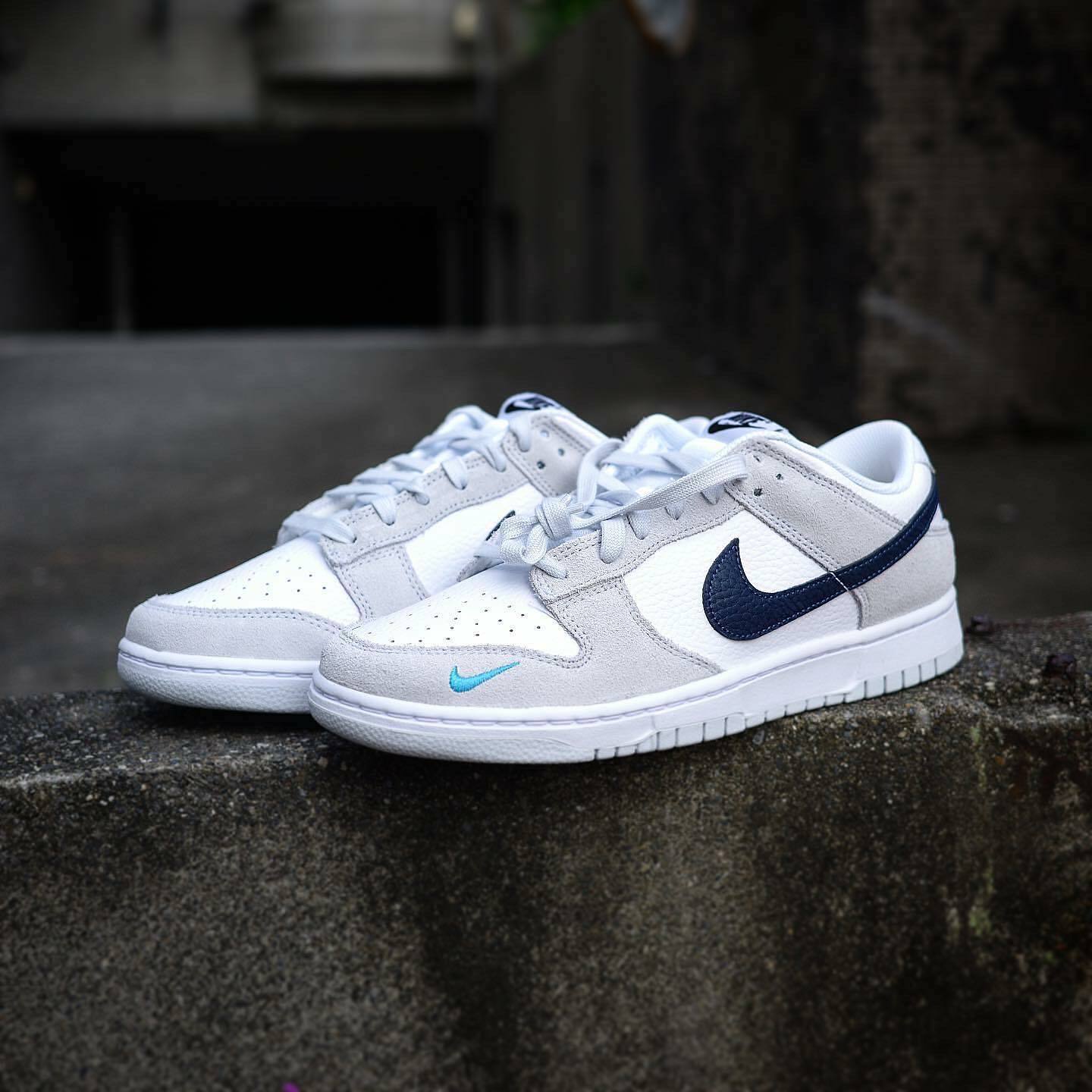 Nike dunk low  灰底藍勾  ( fj4227-001 )