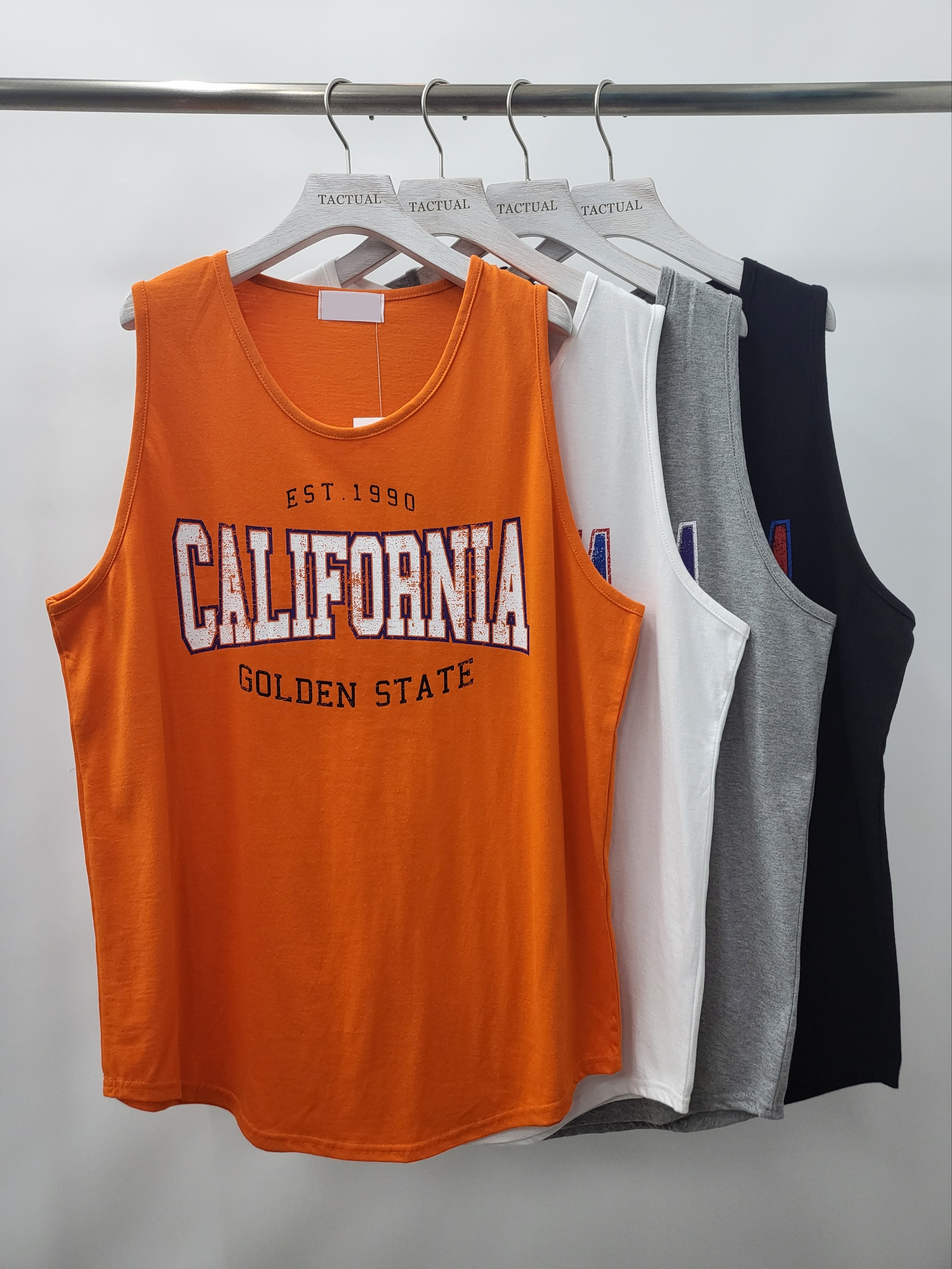 英文字背心 V961