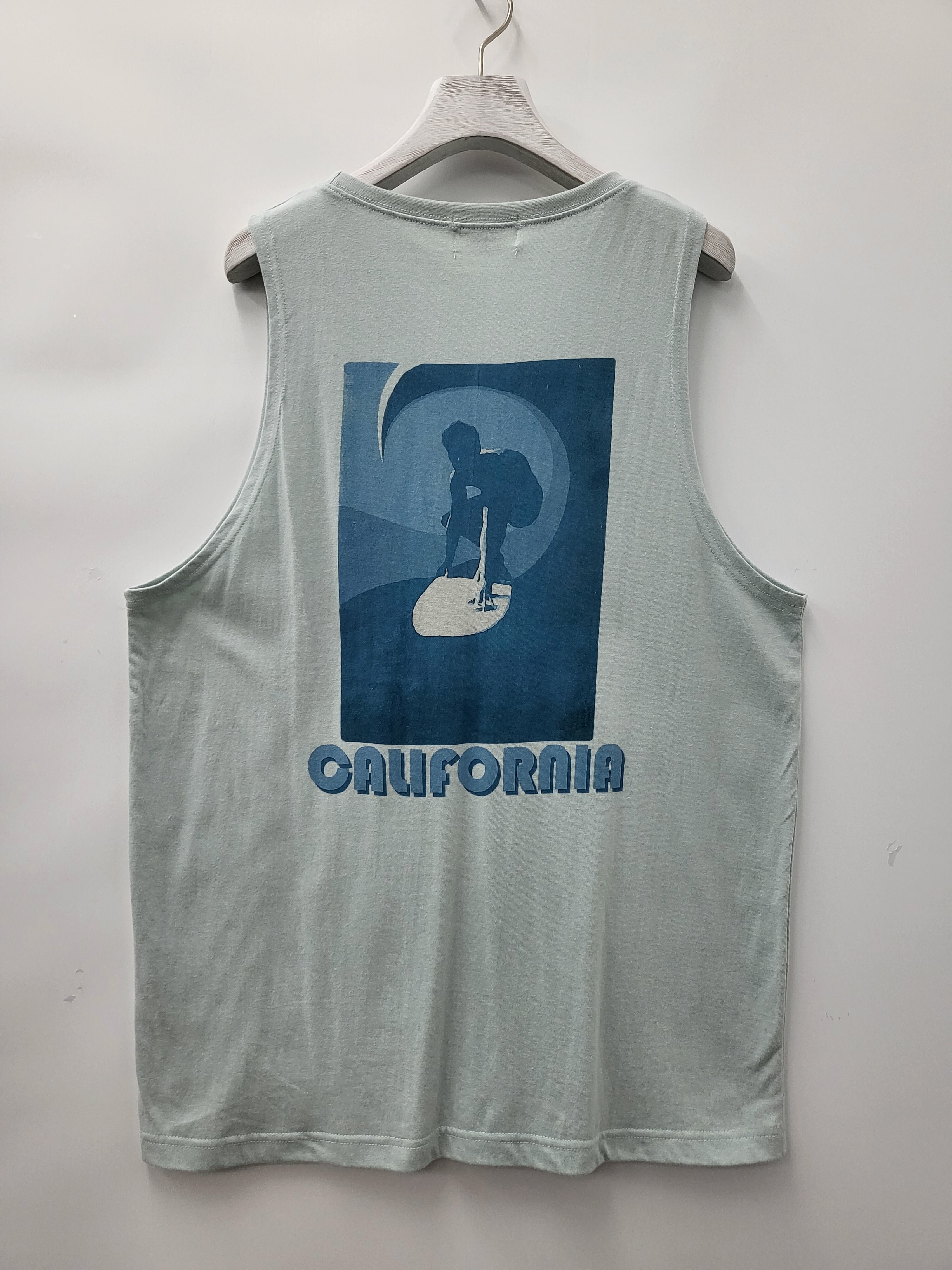 英文字圖案背心 V960