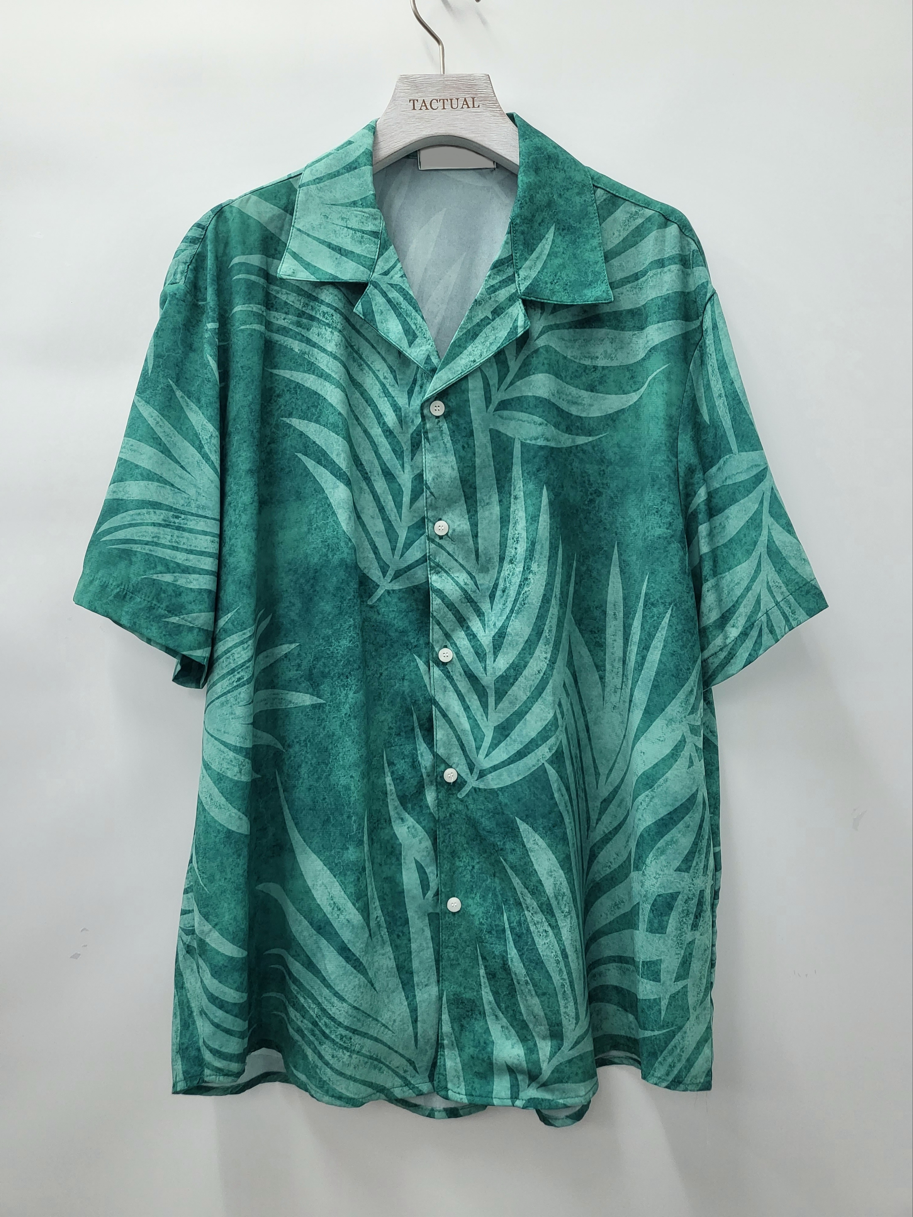 樹葉花紋短袖恤衫 S2080